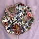 Collection plate gien france peonies, hand painted, vintage