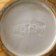 Ceramic coffee set imitation wood Grandjean-Jourdan Vallauris