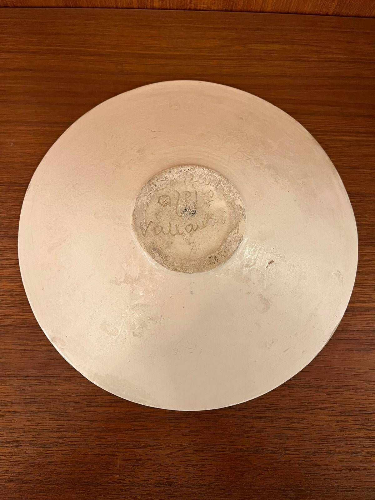 Assiette en Céramique Vallauris