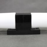 Mid-century wall light in bakelite and glass, 1960s