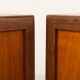 Pair of mid-century teak nightstands, Denmark 1960s