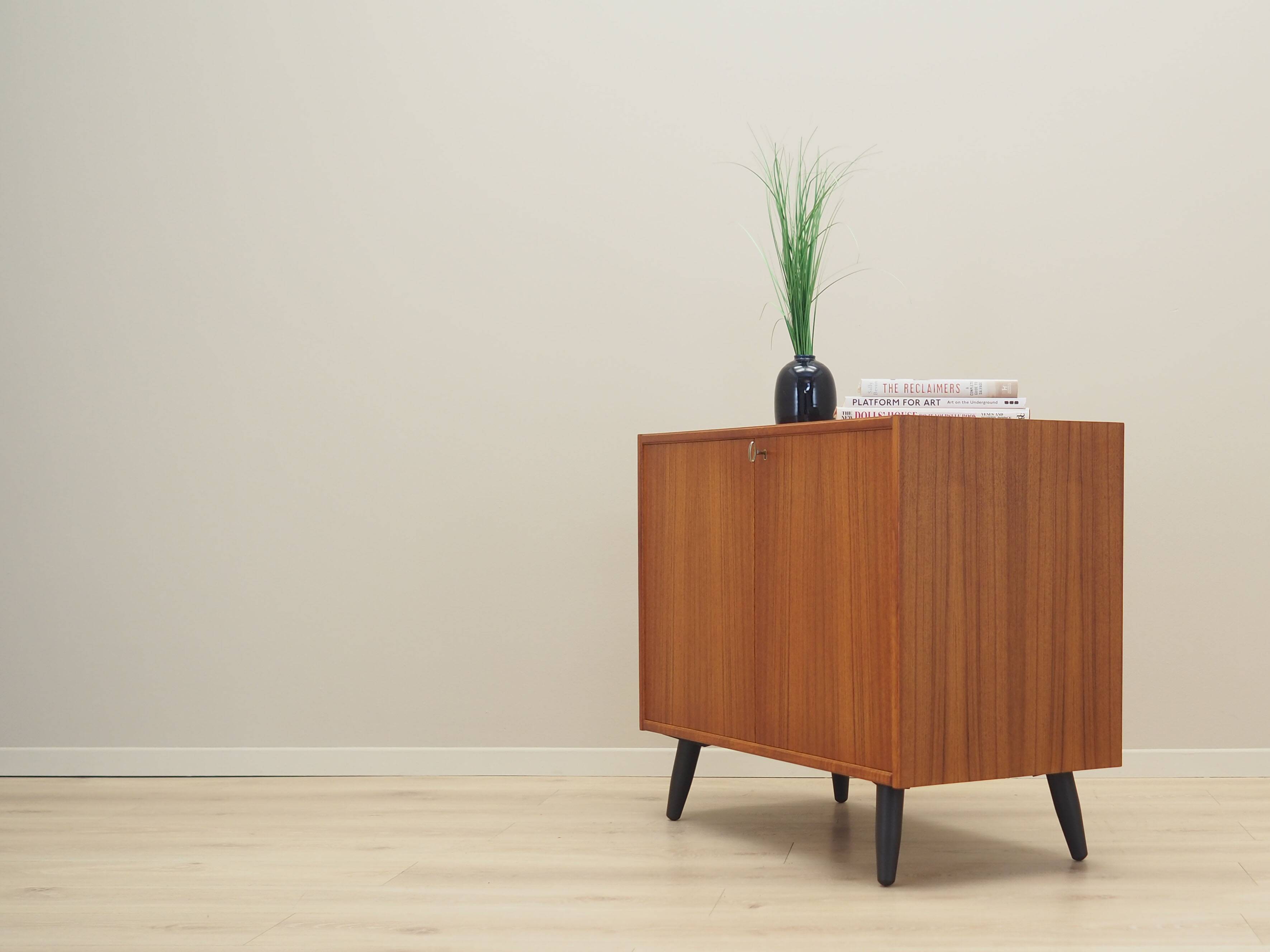 Teak cabinet, Danish design, 1970s, production: Denmark