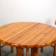 Ranier Daumiller dining room set with 4 chairs and round dining table