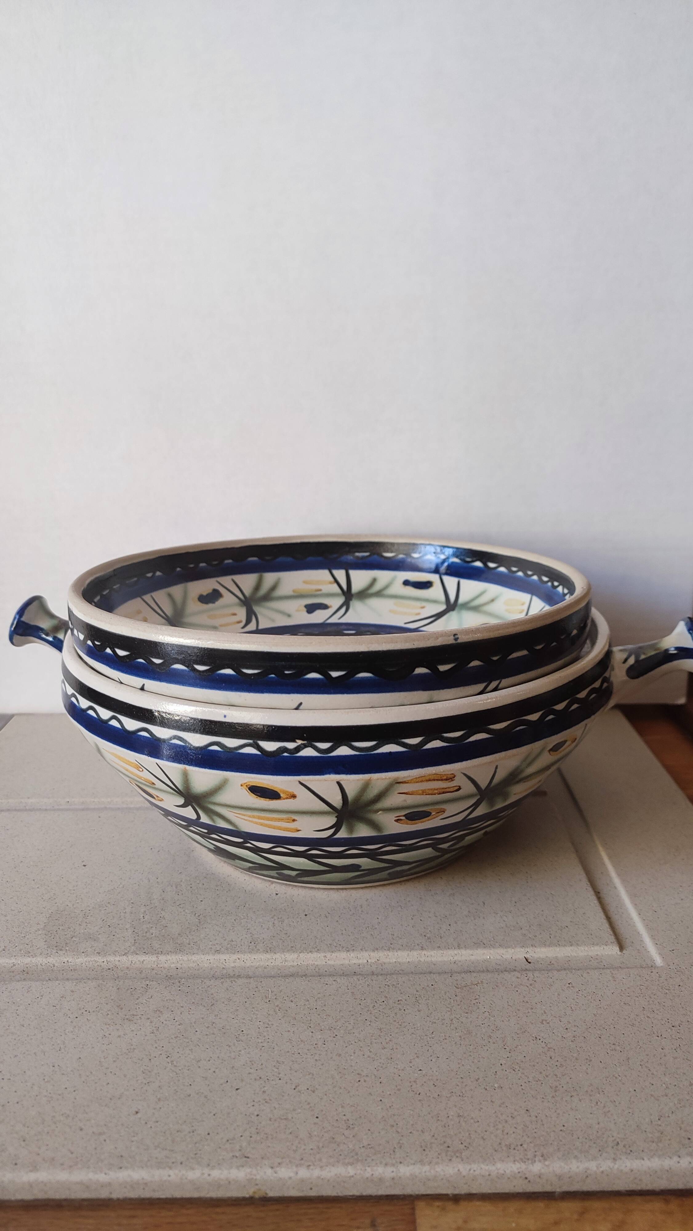 Ceramic dishes by Keraluc, Quimper