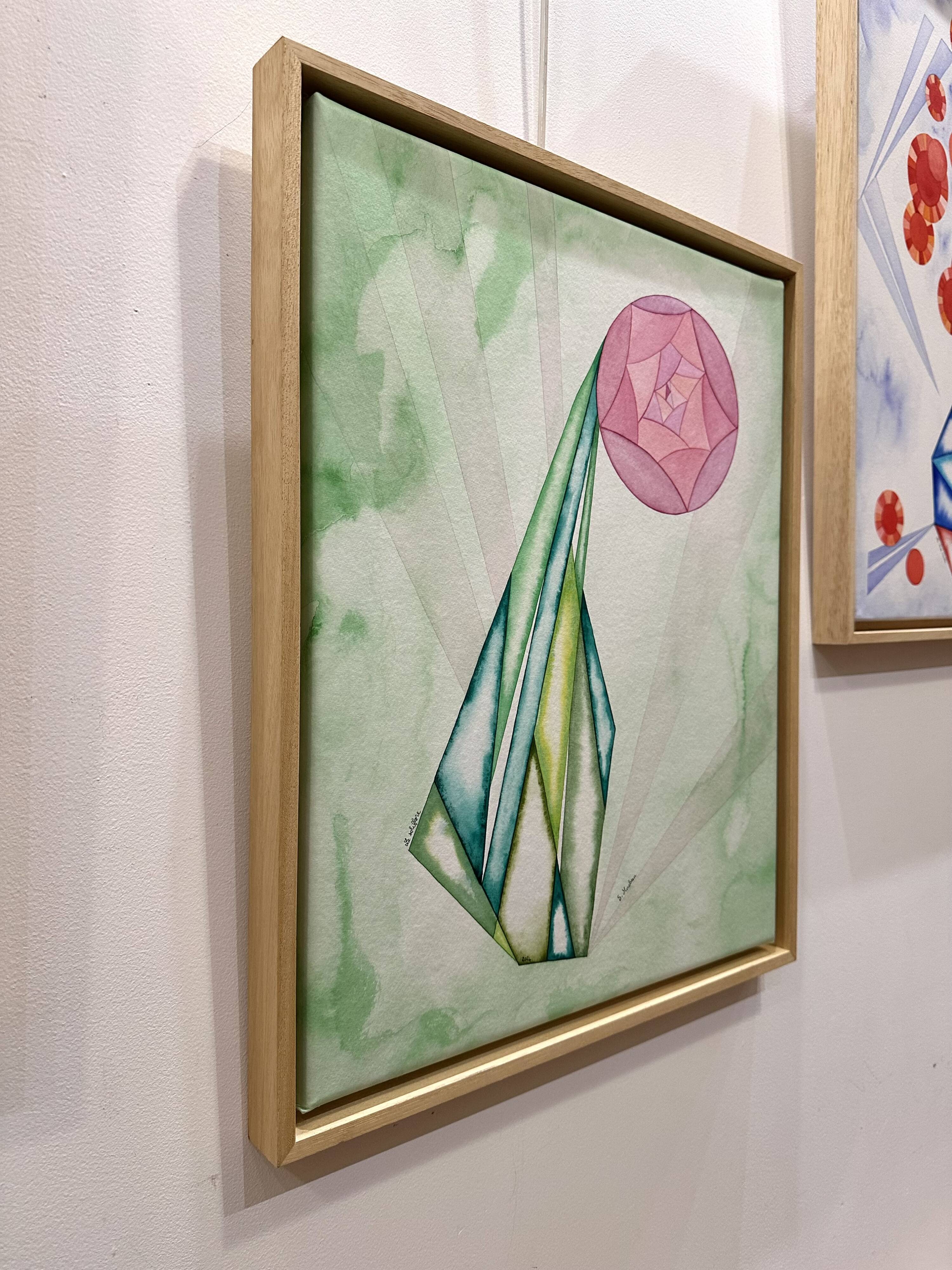 Still life pink flower