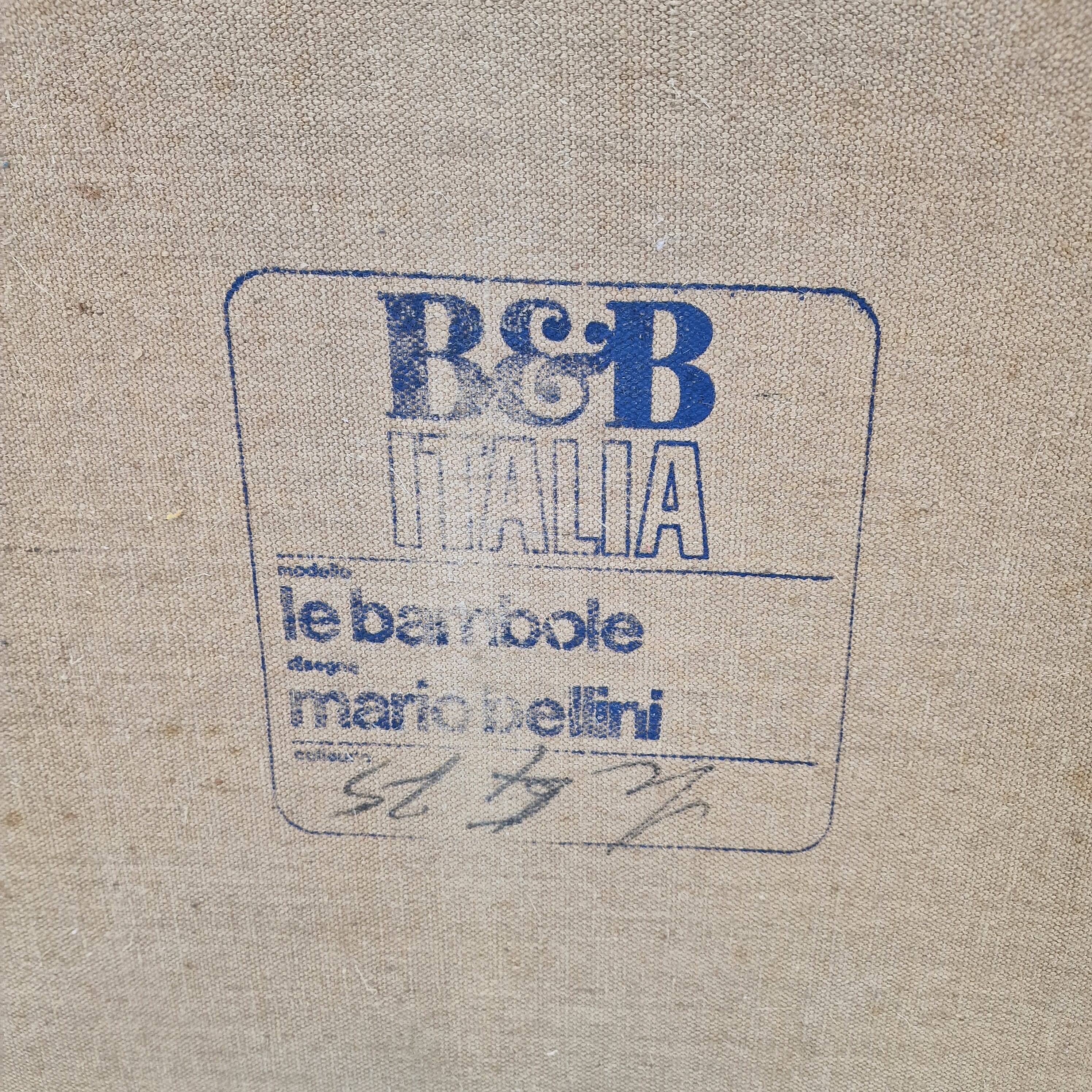 B&B Italia “Le Bambole” Two-Seat Sofa – Design 1972 | Produced 1988