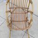 Vintage children's rattan rocking chair