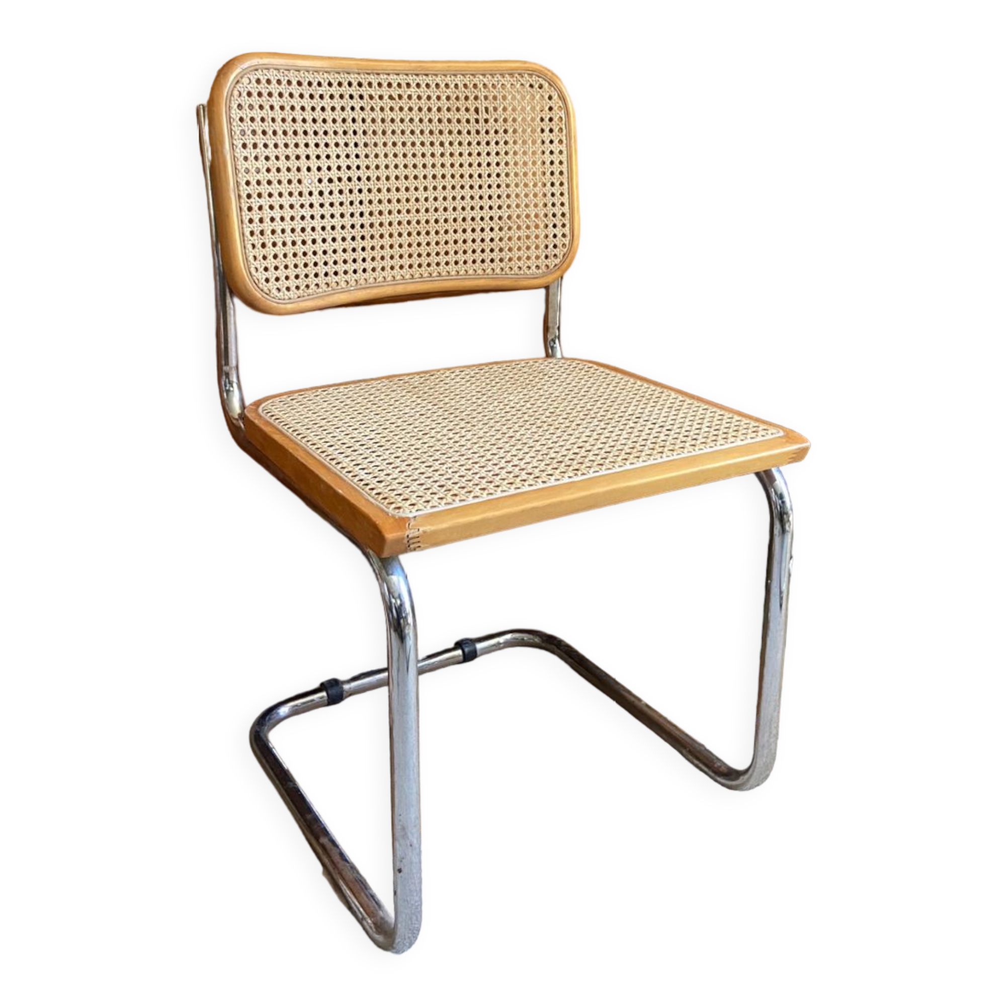 Chaise B32 en hêtre vintage