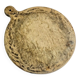Old large round pizza cutting board