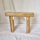 Solid chestnut wood bench