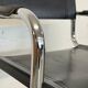 Bauhaus cantilever chair – black leather & chrome (unsigned)
