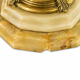 Onyx and gilded bronze column in Corinthian style – Display pedestal