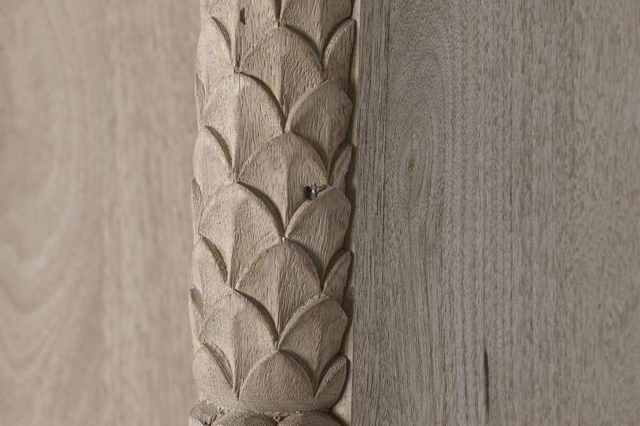 Wood shelf 204x38x196 natural