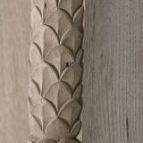 Wood shelf 204x38x196 natural