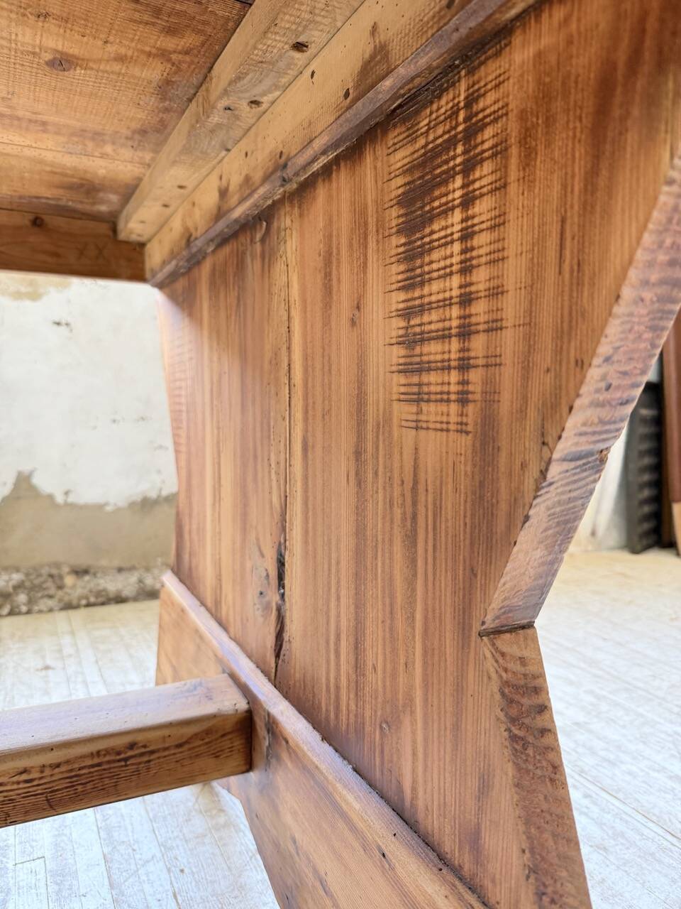 2.5m5 XL pine farmhouse table