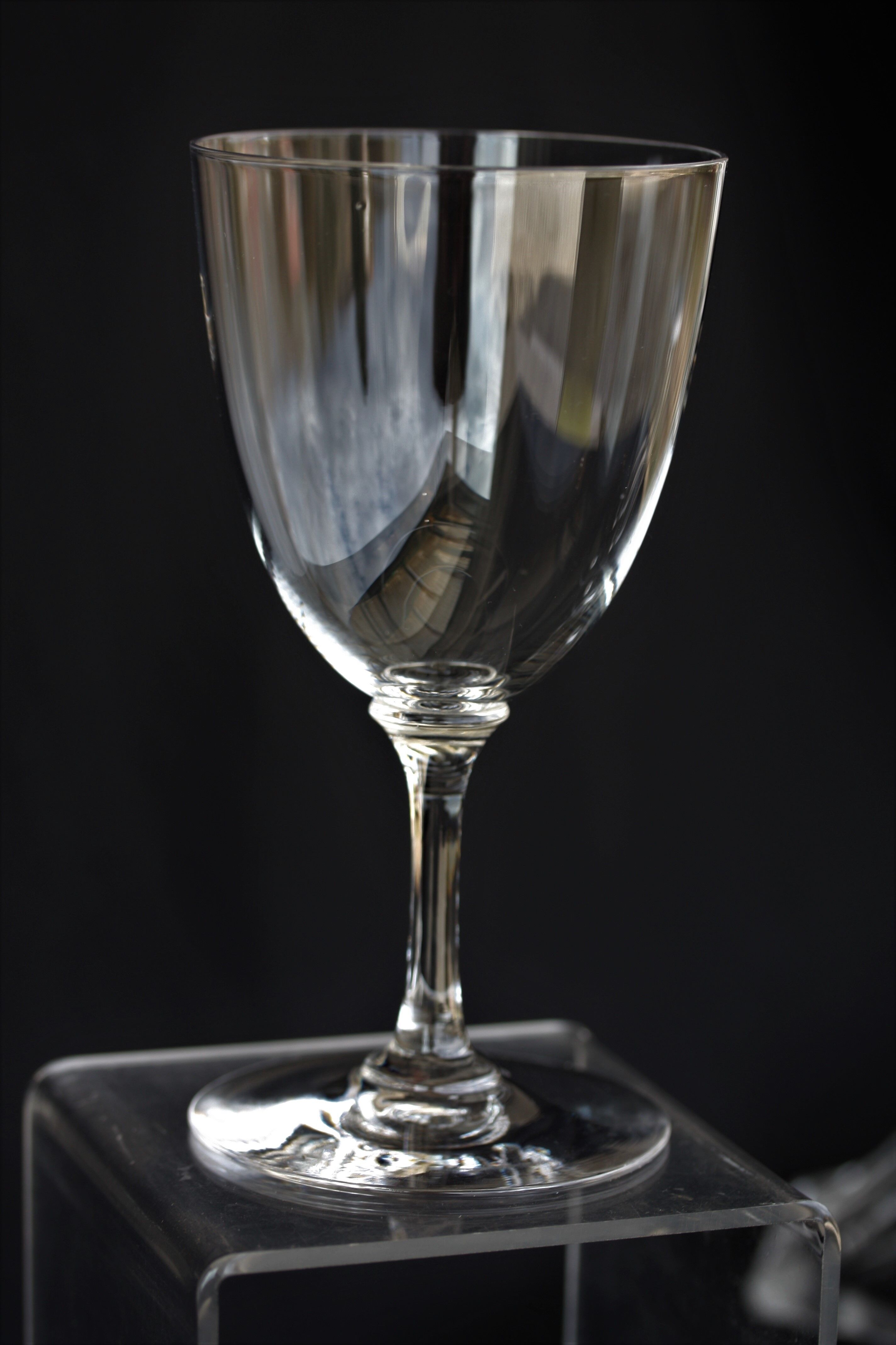 Série de 6 verres à eau en cristal de Baccarat modèle Comtesse de Paris