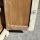 Small Parisian sideboard with one drawer and two doors, white lacquered