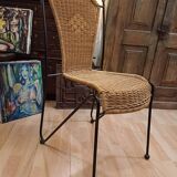 A chair by designer Frédéric Weinberg USA 1960, 70