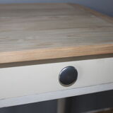 Farmhouse table 2 drawers 1950