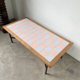 50s tiled coffee table