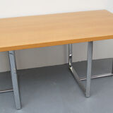 Desk office in light oak - 1970s