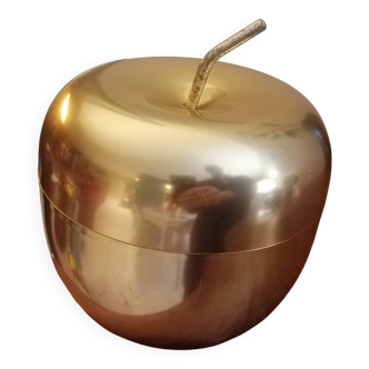 Vintage gold ice bucket