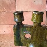 Tamegroute pottery candle holder