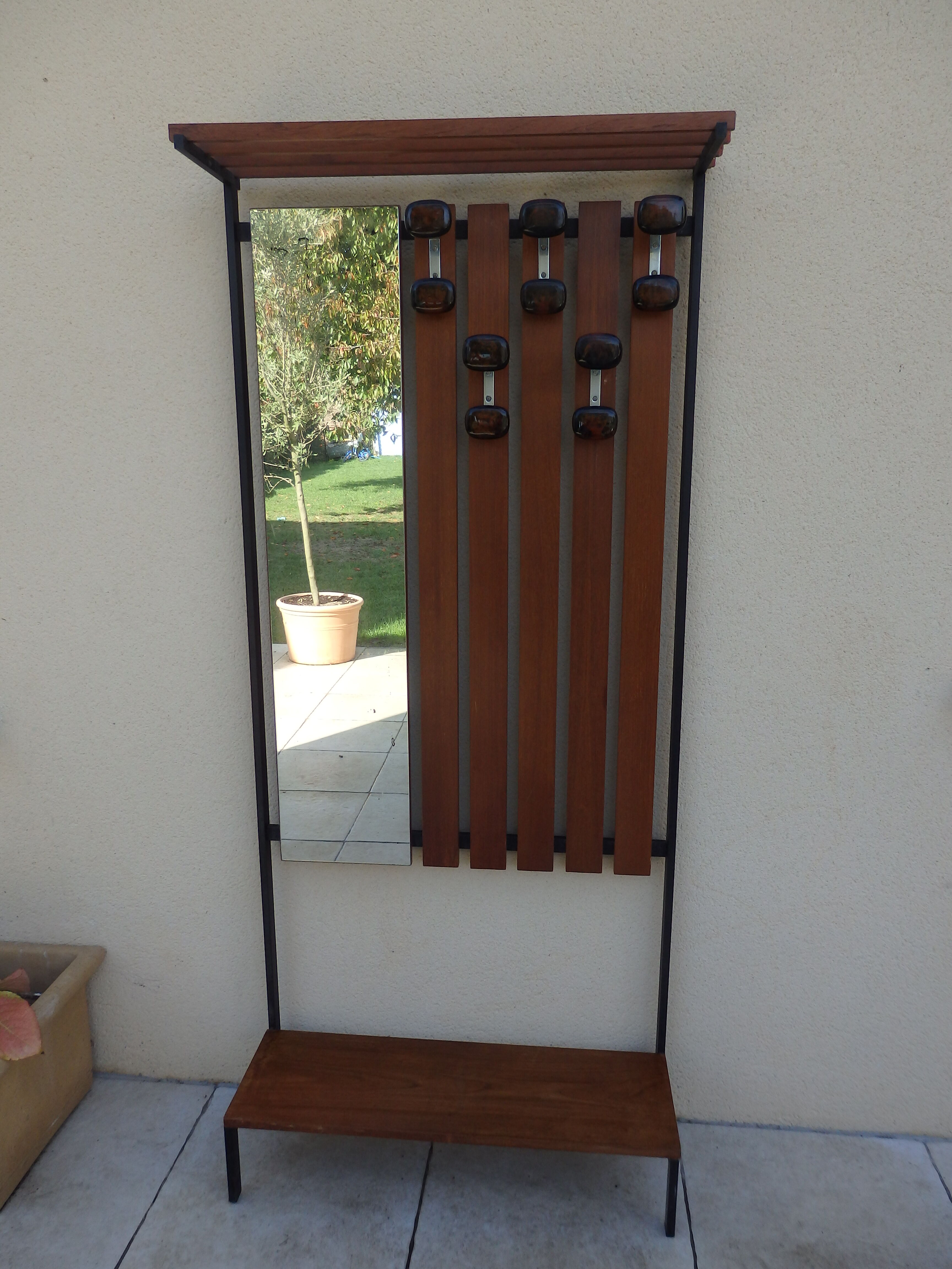 Wardrobe coat in vintage teak