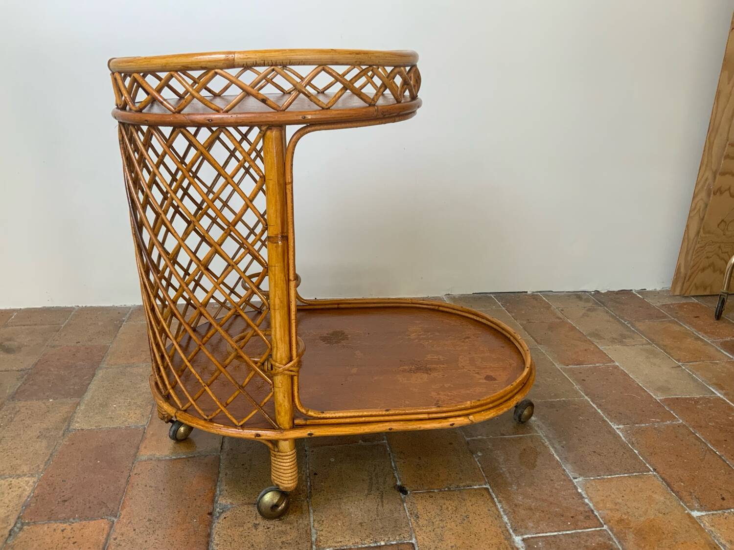 Vintage serving trolley
