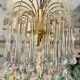 Venini lustre goutte verre murano , Italie 1970