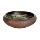 Ceramic studio pottery bowl shell element by gerhard liebenthron, germany, 1970s