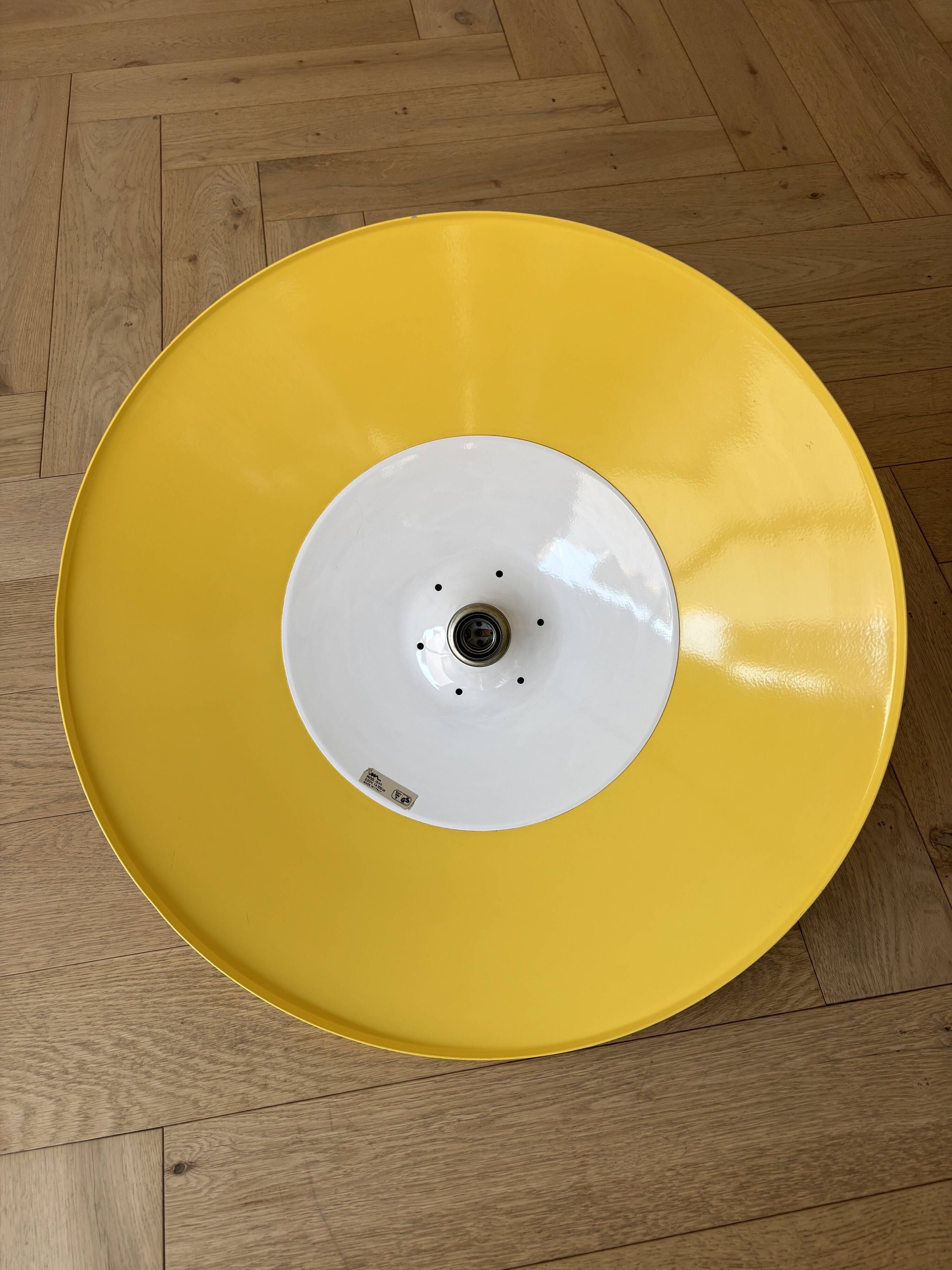 Martinelli Luce “Lampara” 1849 pendant lamp by Elio Martinelli – rare yello