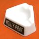 Opal glass ashtray Noilly Cassis / Noilly Prat Opalex Made in France