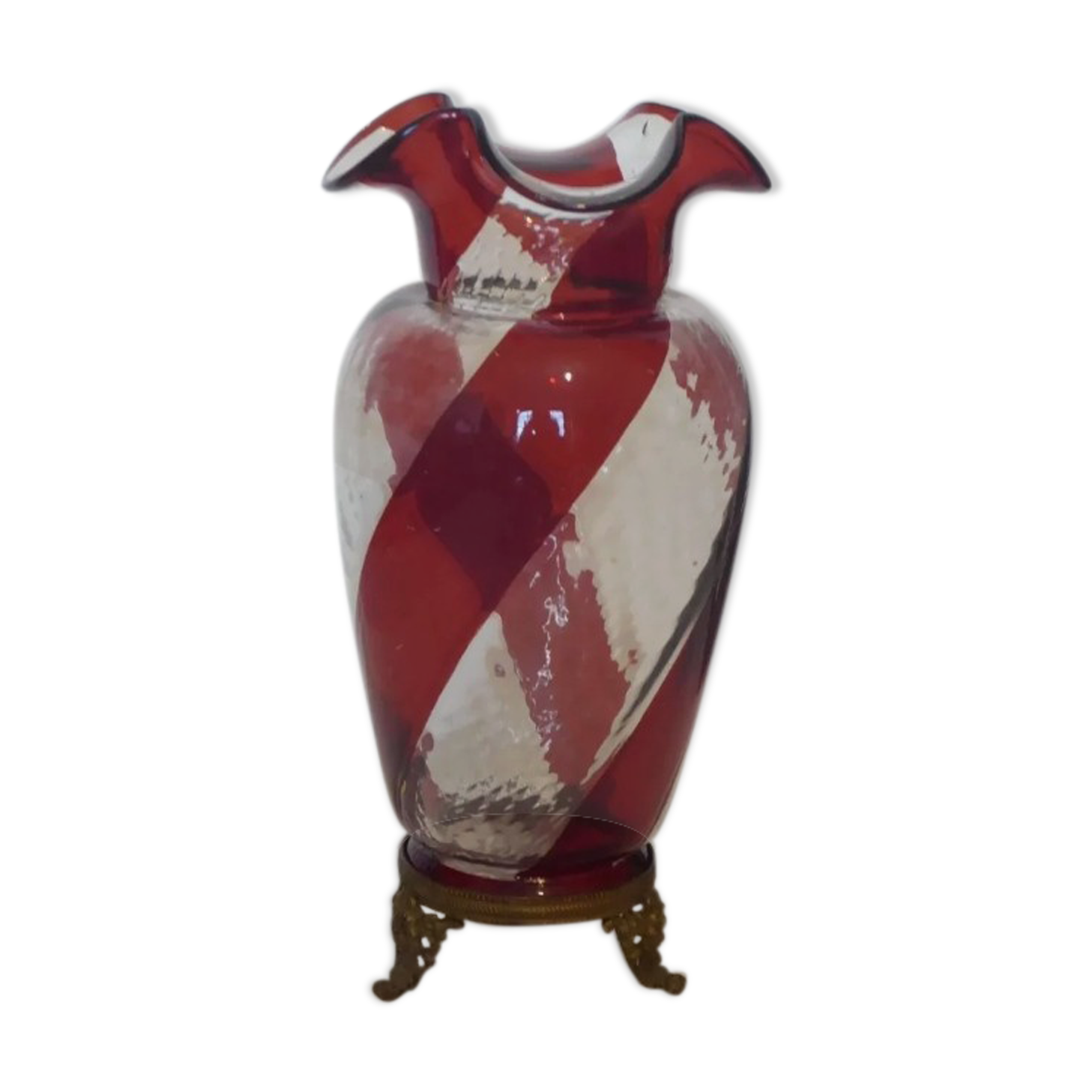 Blown glass vase