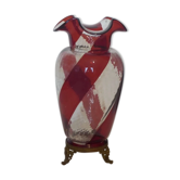 Vase en verre soufflé