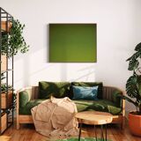 Abstract Monochrome anise green 100x81 cm