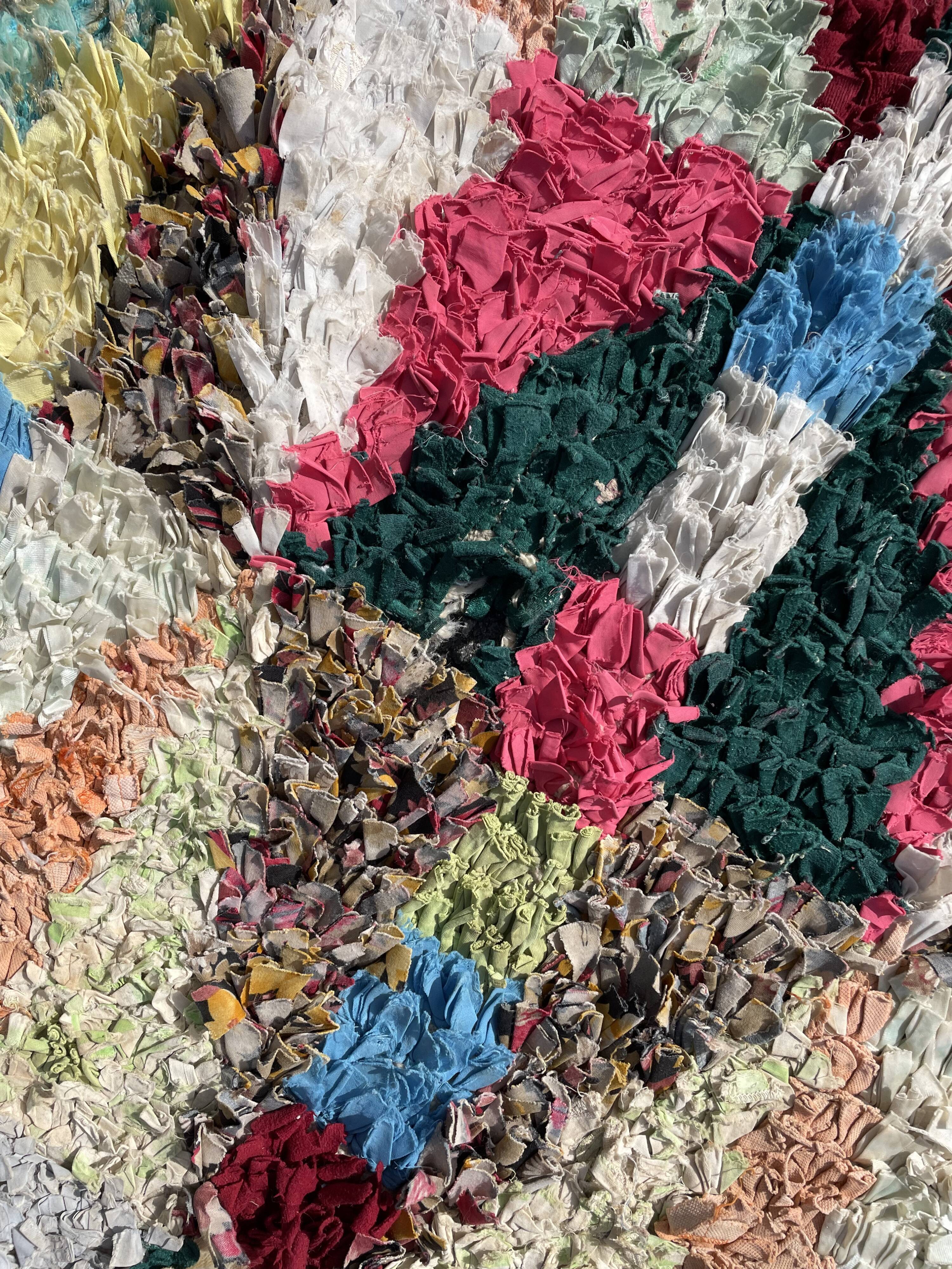 Modern carpet berber boucherouite