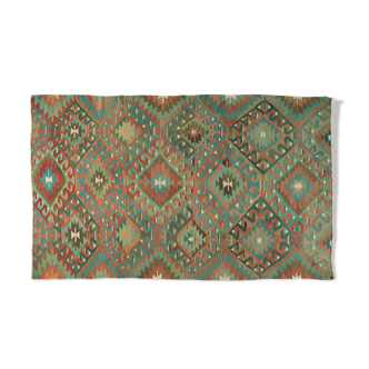 Anatolian handmade kilim rug 292 cm x 171 cm