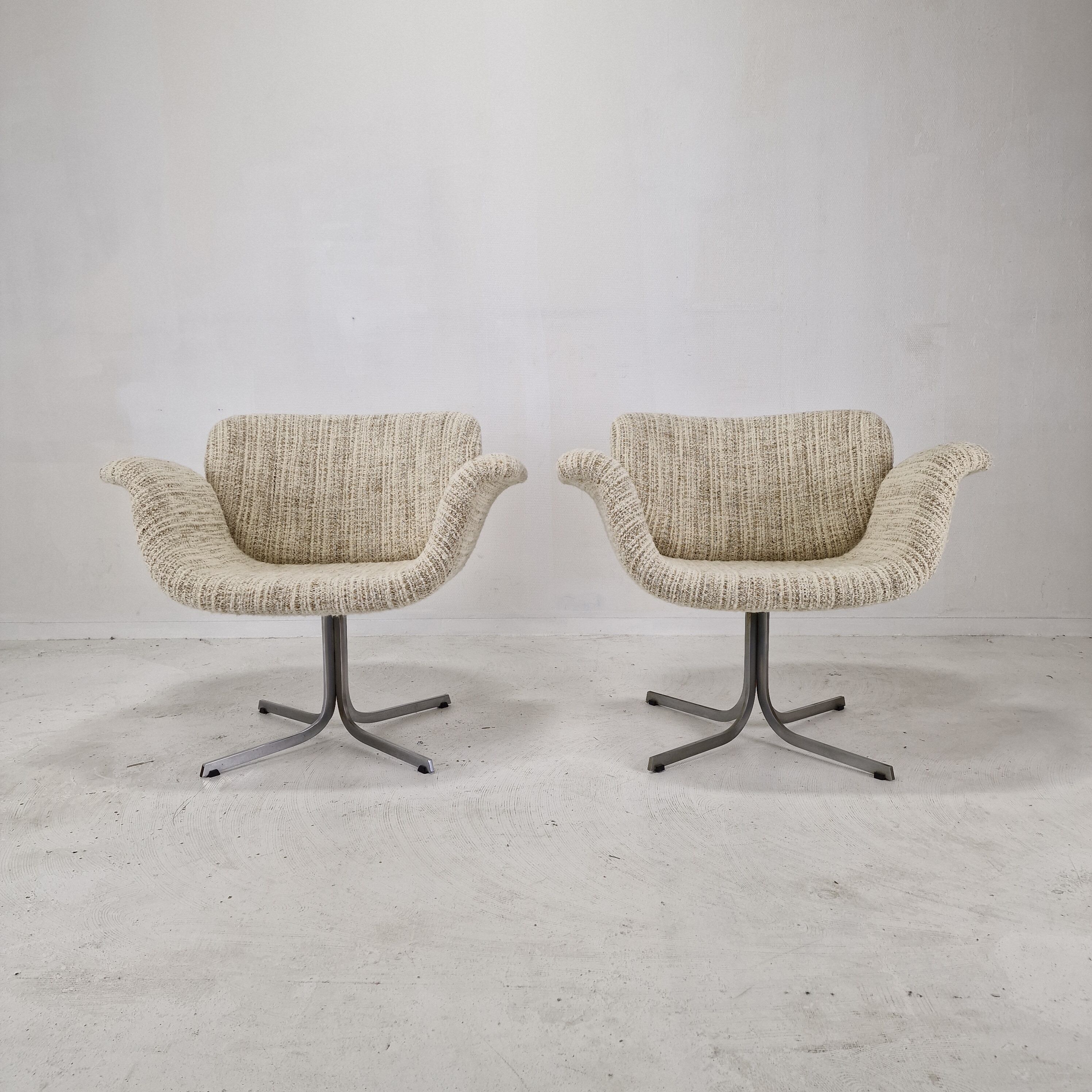 Large set of Tulip chairs by Pierre Paulin for Artifort, 1960s.