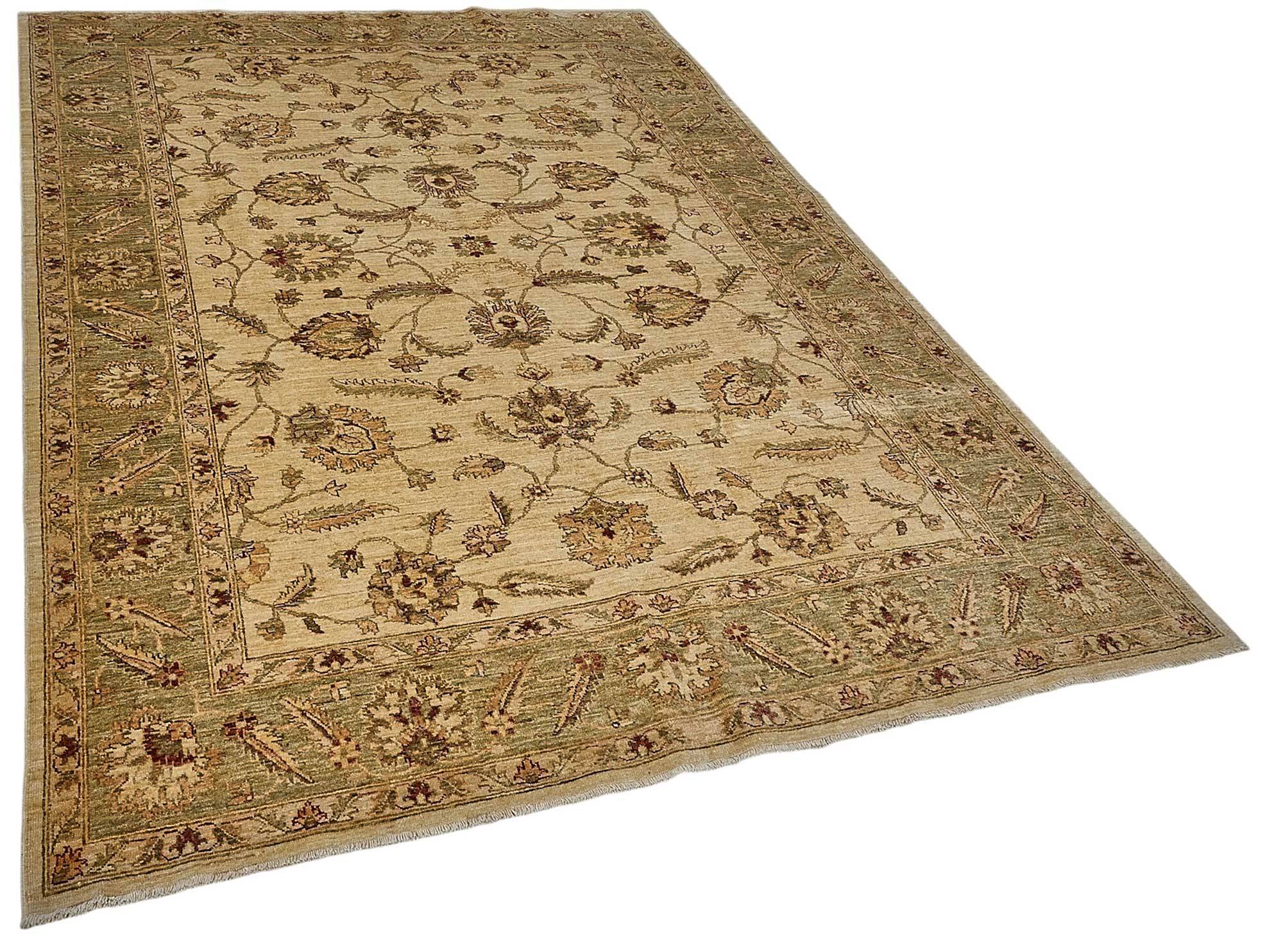 Turkish Handknotted Wool Oushak Rug 182 cm x 264 cm
