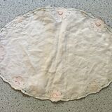 Vintage oval placemat 35x49