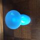 Blue opaline vase