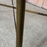Table basse en laiton et verre