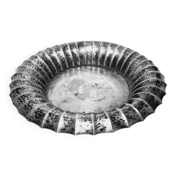Unique Art Deco Futurist Polish Silver Fruit Bowl from Czaplicki, 1930s