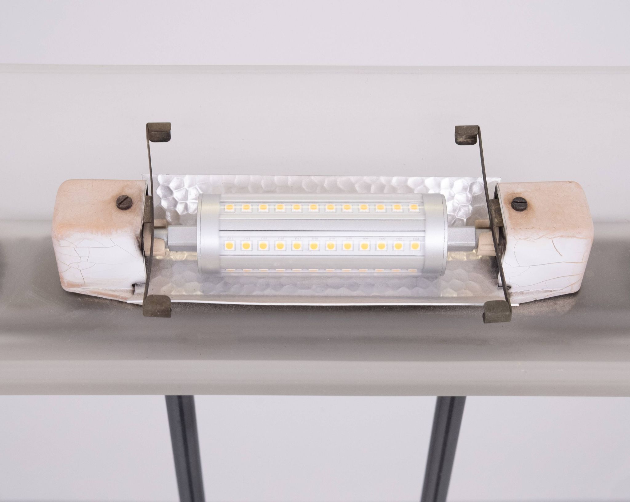 lampe sur pied up-lighter Tronconi - design Barbieri & Marianelli - modèle 'Frac'