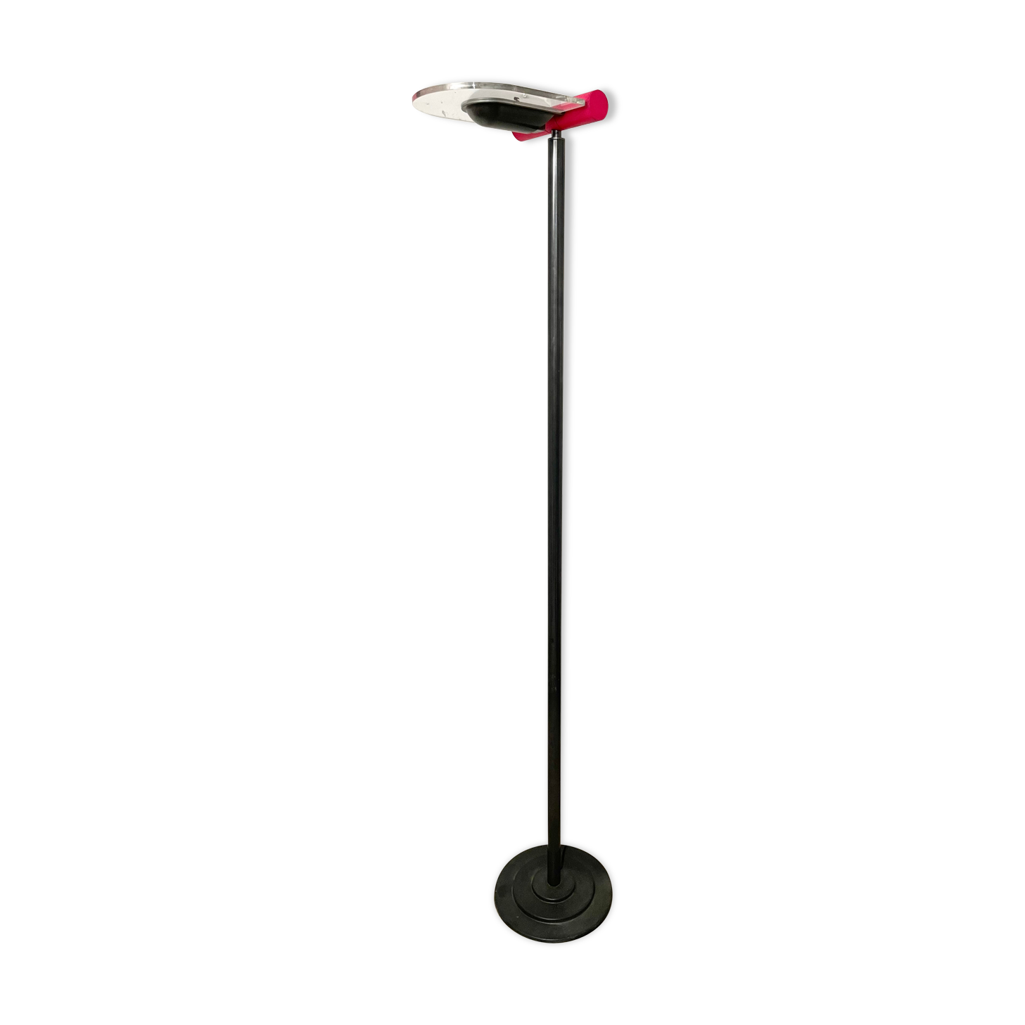Postmodern floor lamp Bilumen, flap model, 1980