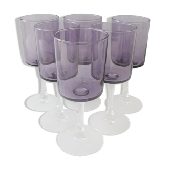 Set de 6 verres à vin