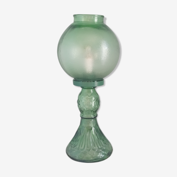Lampe à poser italienne en verre vintage des années 50