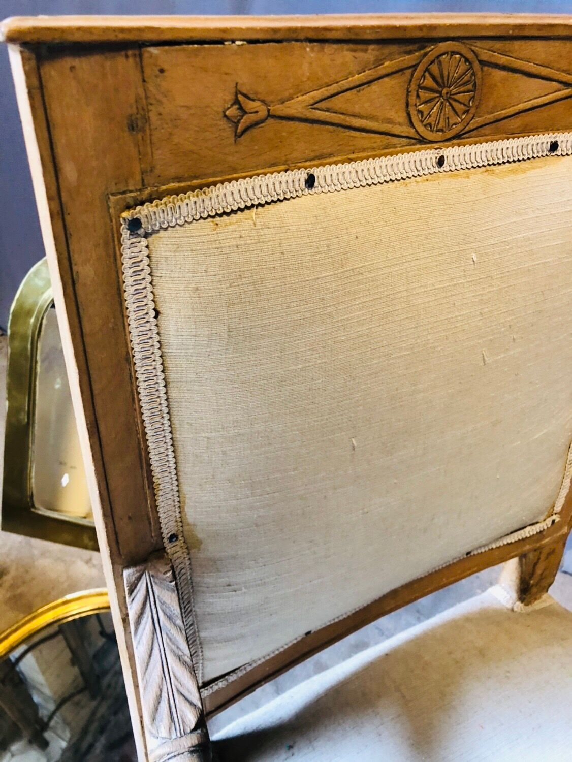 Rustic natural wood Chair