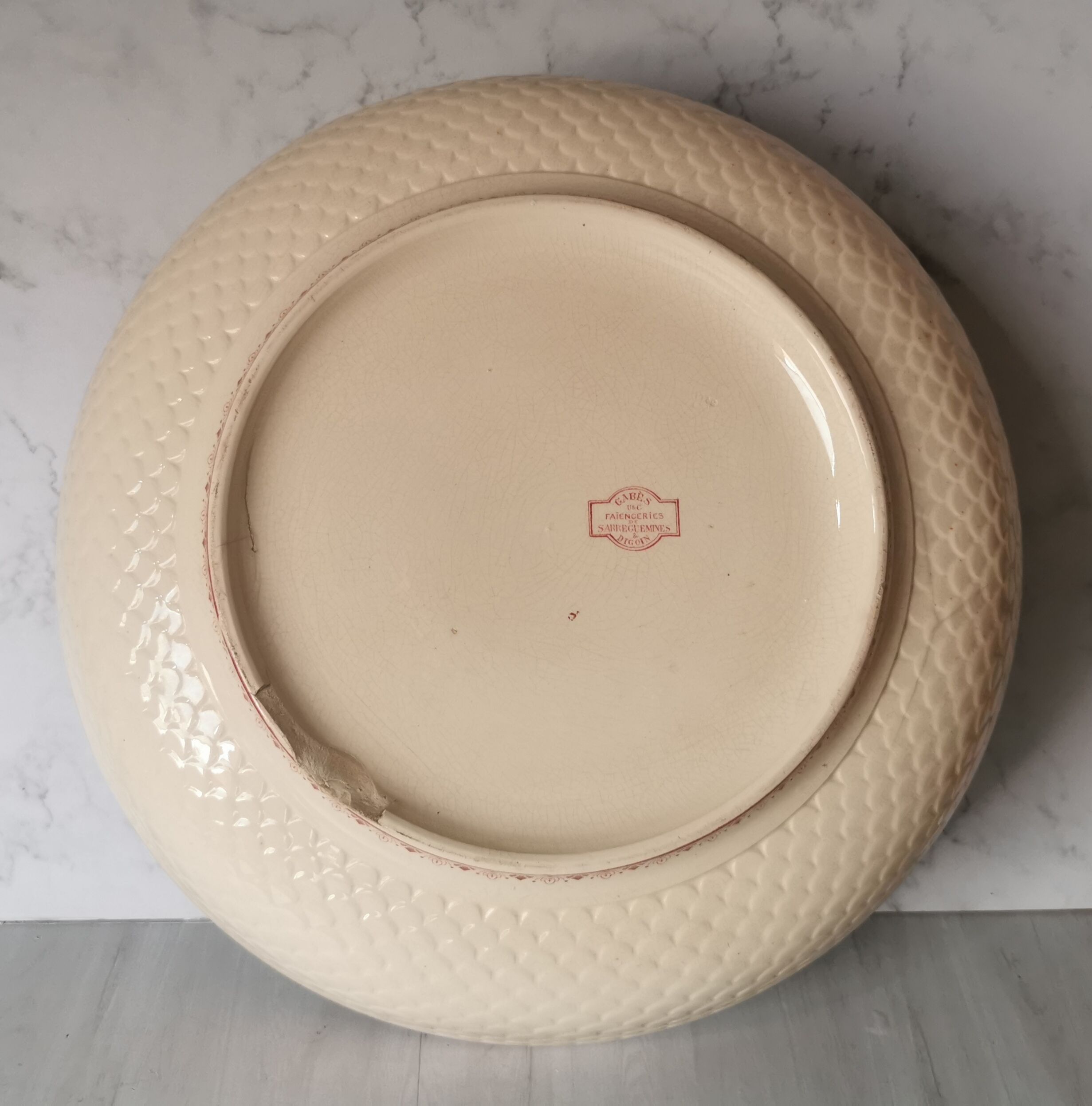 Bowl Sarreguemines Model Gabès